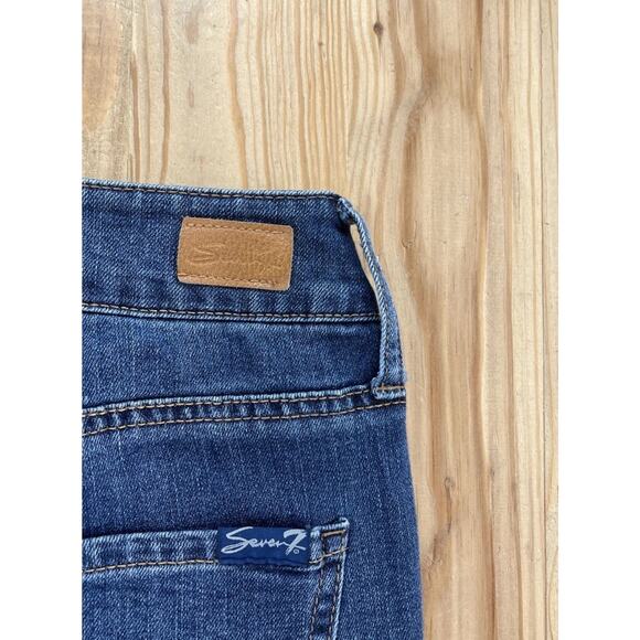 Seven 7 Jeans Womens 6 Weekend Easy Fit Boyfriend Ankle Raw Hem - Picture 6 of 8